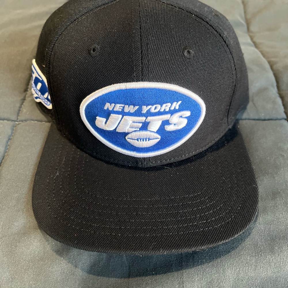Black & Blue New York Jets Snapback Cap
